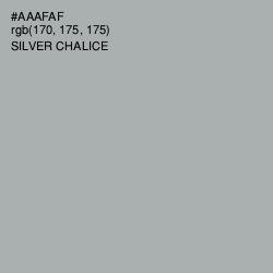 #AAAFAF - Silver Chalice Color Image
